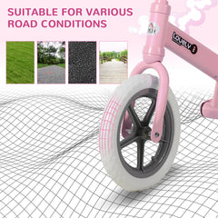 HOMCOM Kid Balance Bike Childrenbicycl