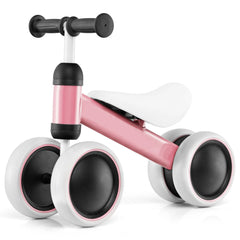 No Pedal Baby 4 Wheels Balance Bike with Non-Slip Handlerbar