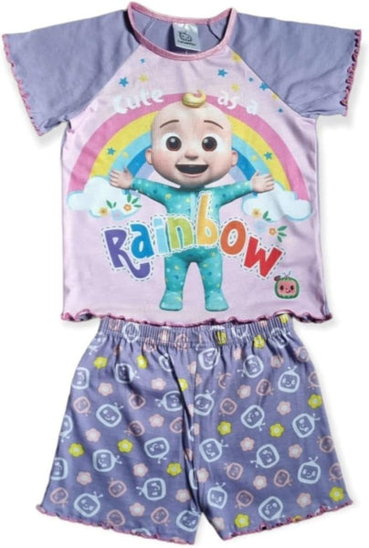 Girls Toddler Cocomelon Short Pyjamas Nightwear (9 Months to 3 Years)