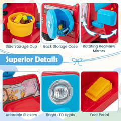 6V Kids Riding Toy with Sound Effects One-Button Start