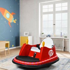 Kids Ride-On Bumper Car with Colorful Flashing Lights and Music