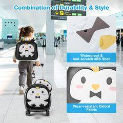 4-Piece Kid’S Luggage Set Kids Journey Suitcase Set
