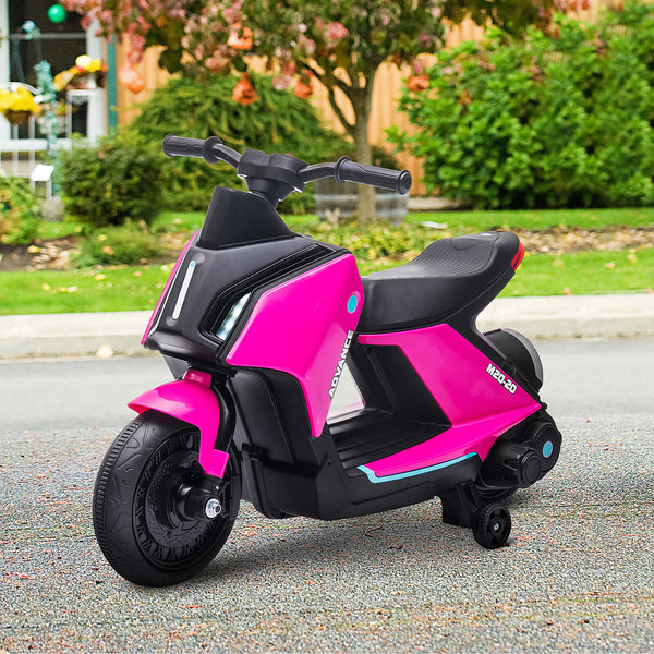 HOMCOM 6V Kids Electric Pedal Motorcycle Ride-On Toy Battery Powered Motorbike