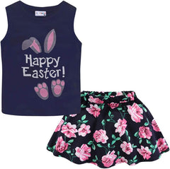 Little Girls Outfits Floral Slip Summer Holiday