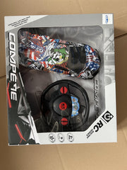 Graffiti RC Racing Car with Light 4WD Boys Girls Remote Control Kids Toy Gift