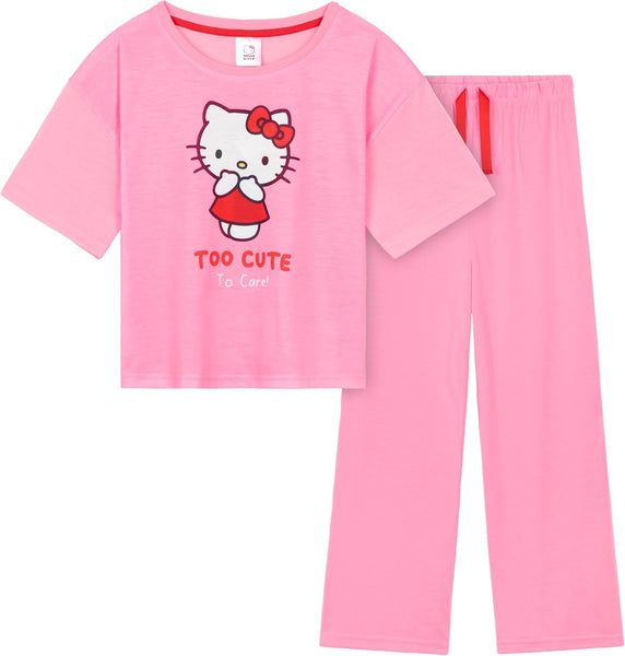 Girls Pyjamas Set, Soft Comfortable Loungewear - Gifts for Girls