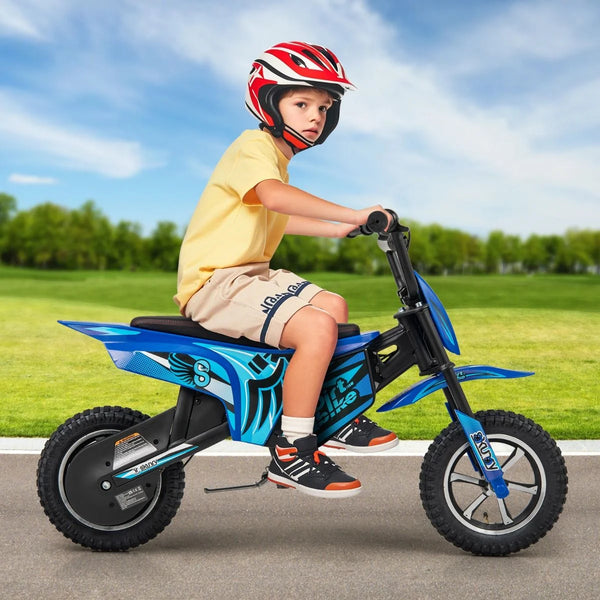 Kids Electric Motorcycle with Double Battery and Pneumatic Tires
