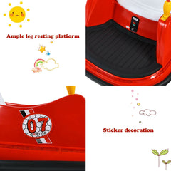 Kids Ride-On Bumper Car with Colorful Flashing Lights and Music