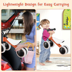 No Pedal Baby 4 Wheels Balance Bike with Non-Slip Handlerbar