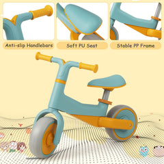 Baby Balance Bikes with Adjustable Seat Height for 18-48 Months