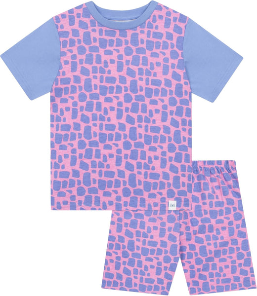 Leopard Print Pyjamas | Girls Short Pyjamas | Cotton Girls’ Pyjama Sets | Ages 3 to 13 Years