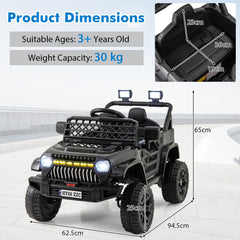 12V Kids Ride on Truck Battery Powered Car with Parental Remote