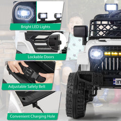 12V Kids Ride on Truck Battery Powered Car with Parental Remote