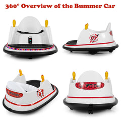 Kids Ride-On Bumper Car with Colorful Flashing Lights and Music