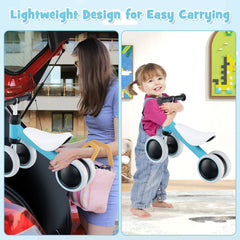 No Pedal Baby 4 Wheels Balance Bike with Non-Slip Handlerbar