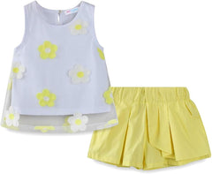 Little Girls Outfits Summer Holiday Sunflower