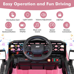 12V Kids Ride on Truck Battery Powered Car with Parental Remote