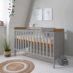 Rio Cot Bed with Mattress and Cot Top Changer