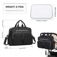 🔥 Large Mummy Changing Shoulder Travel Bag Hospital Baby Nappy Tote Handbag