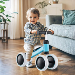 No Pedal Baby 4 Wheels Balance Bike with Non-Slip Handlerbar