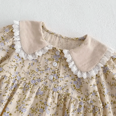 Autumn Baby Girls Dress – Long-Sleeve Floral Princess Dress