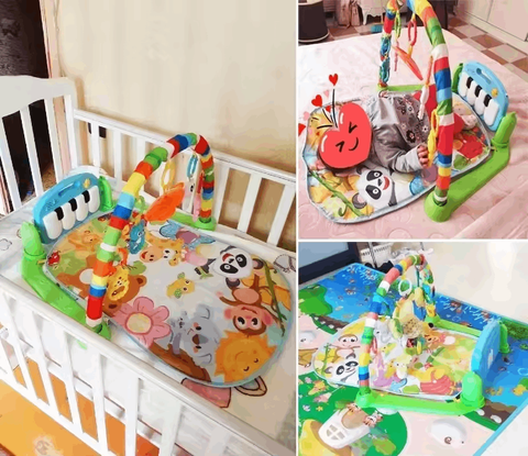 Baby Activity Gym Piano Playmat – Multicolor