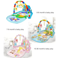 Baby Activity Gym Piano Playmat – Multicolor