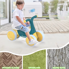 Baby Balance Bike 10-36 Months with 4 Wheels