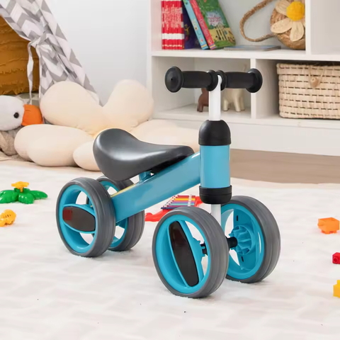 Baby Balance Bike 4 Wheels for Toddlers