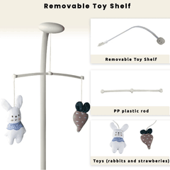 Baby Changing Pad with Toy Tray & Safety Belt