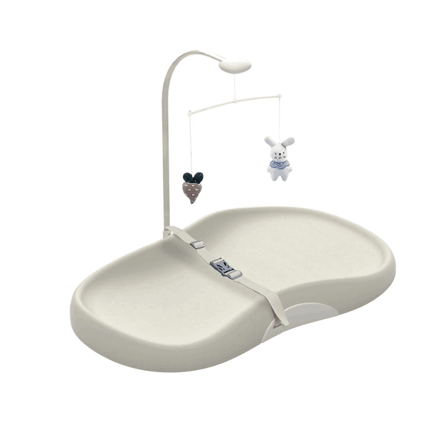 Baby Changing Pad with Toy Tray & Safety Belt