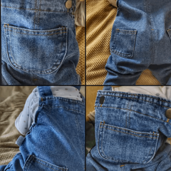 Baby Dungarees – Unisex Denim Overalls for Toddlers