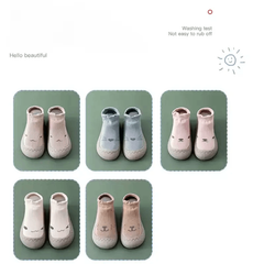 Baby Shoes with Soft Anti-Slip Soles for Toddlers – Breathable Walking Sock