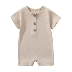 Cotton Baby Romper for Summer – Short-Sleeve Infant Jumpsuit