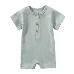 Cotton Baby Romper for Summer – Short-Sleeve Infant Jumpsuit