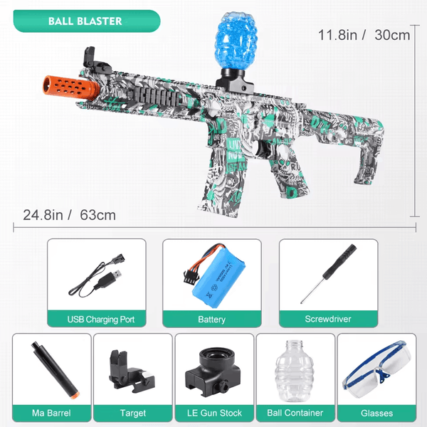 M416 Electric Blaster Gun – Rechargeable Automatic Toy for Outdoor Team Fun
