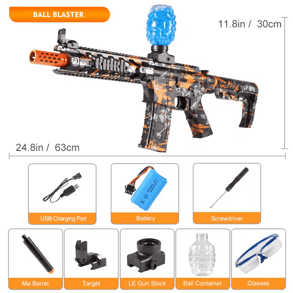 M416 Electric Blaster Gun – Rechargeable Automatic Toy for Outdoor Team Fun