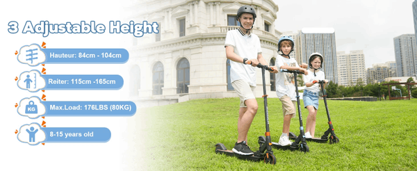 Electric Scooter for Kids Aged 8-16