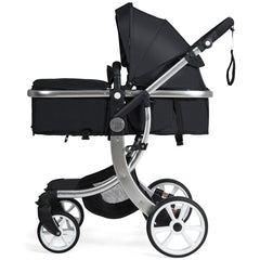 Costway 2-in-1 Foldable Baby Stroller with Rain Cover & Mosquito Net - 0-3 Years