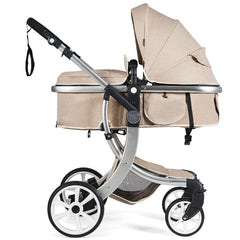 2 in 1 Foldable Baby Stroller with Rain Cover and Mosquito Net