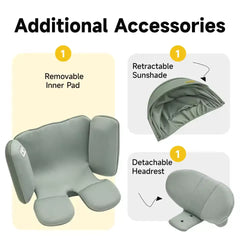Jovikids Ranger 360° Swivel I-Size Support Leg Baby Car Seat 40-150Cm