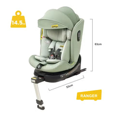 Jovikids Ranger 360° Swivel I-Size Support Leg Baby Car Seat 40-150Cm