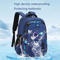 Kids Astronaut Backpack – Waterproof Primary School Bag