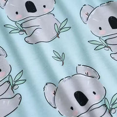 Koala Print Baby Romper – Summer Short-Sleeve Newborn Jumpsuit