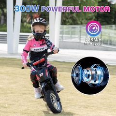 Electric Kid Motorcycle with Upgraded Battery