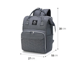 Large Capacity Diaper Bag – Mommy Nappy Backpack with Changing Mat