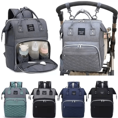 Large Capacity Diaper Bag – Mommy Nappy Backpack with Changing Mat