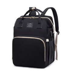 Large Capacity Mommy Bag – Lightweight Backpack with Folding Crib Bed