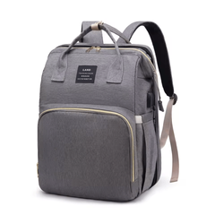 Large Capacity Mommy Bag – Lightweight Backpack with Folding Crib Bed