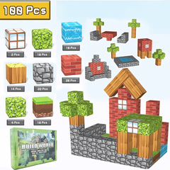 RUIYOROT Magnetic Building Blocks | STEM Construction Set for Kids 3–12